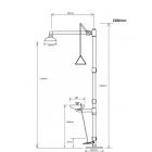 Augendusche + Körperdusche TG-23P